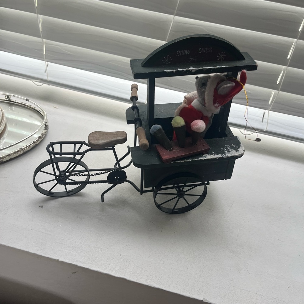 Christmas Snowcone Cart